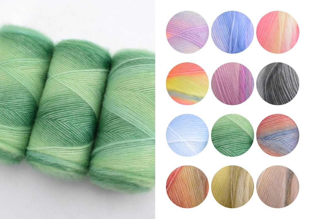 100g Multicolor Crochet Yarn, Soft Acrylic Yarn for Crafting & Knitting