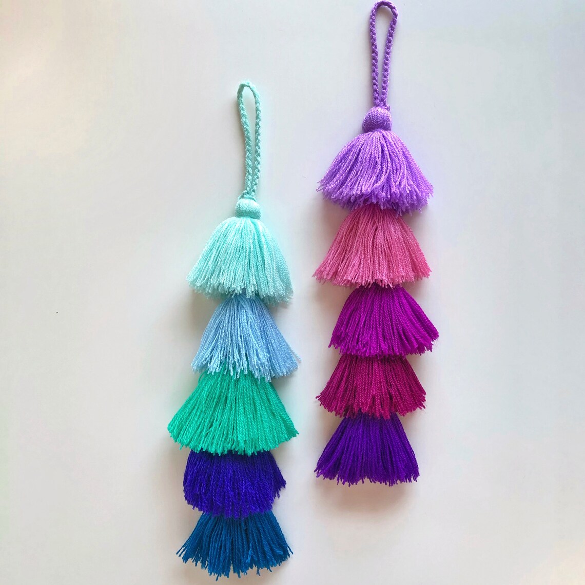 Handmade Tassels Mexican Handmade tassels Artesanía Etsy