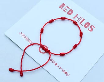 Handmade Red String Knot Bracelet: Baby Protection Jewelry