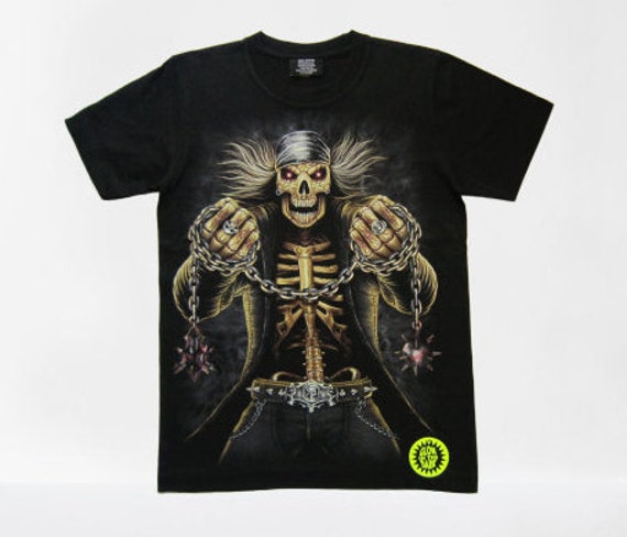 T-shirt Homme Helloween 3D Print - Manches Courtes, Motif Heavy Metal, Neuf Avec étiquettes