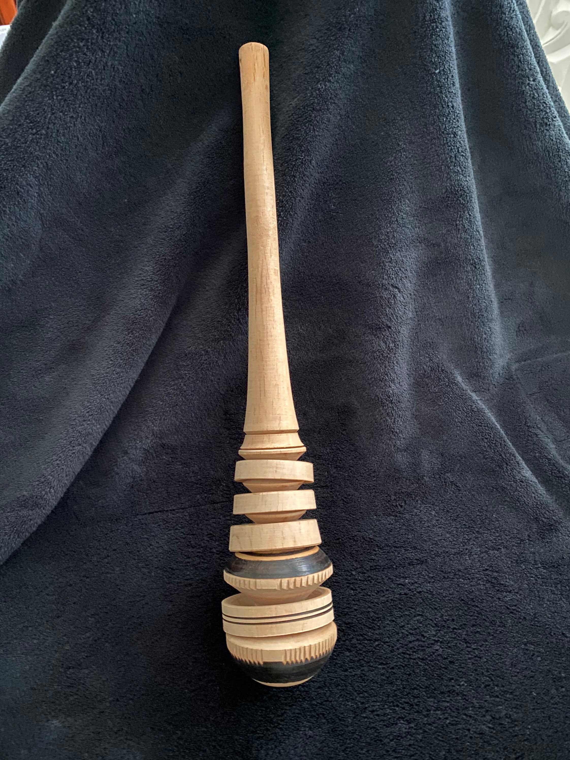 Mexican chocolate molinillo wooden whisk is a true work of Etsy
