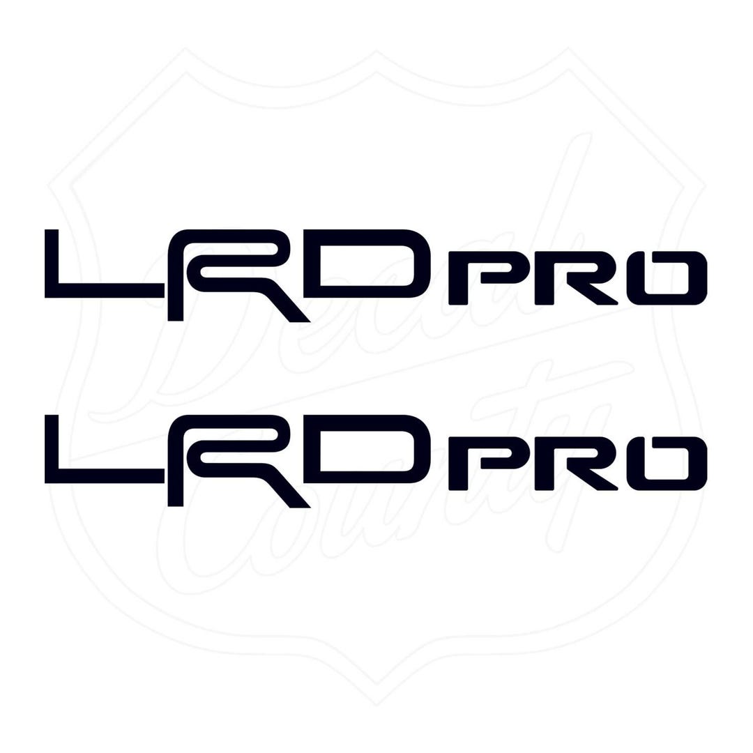 LRD Pro Lexus Racing Development Decals - 18