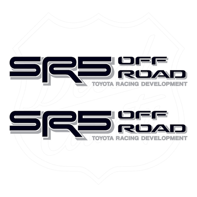 SR5 off Road Toyota Racing Development Decals 19 X 3 Etsy