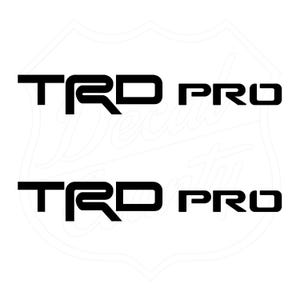 For Toyota TRD PRO decals 18" x 2.7"