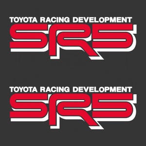 Toyota Racing Development SR5 decals