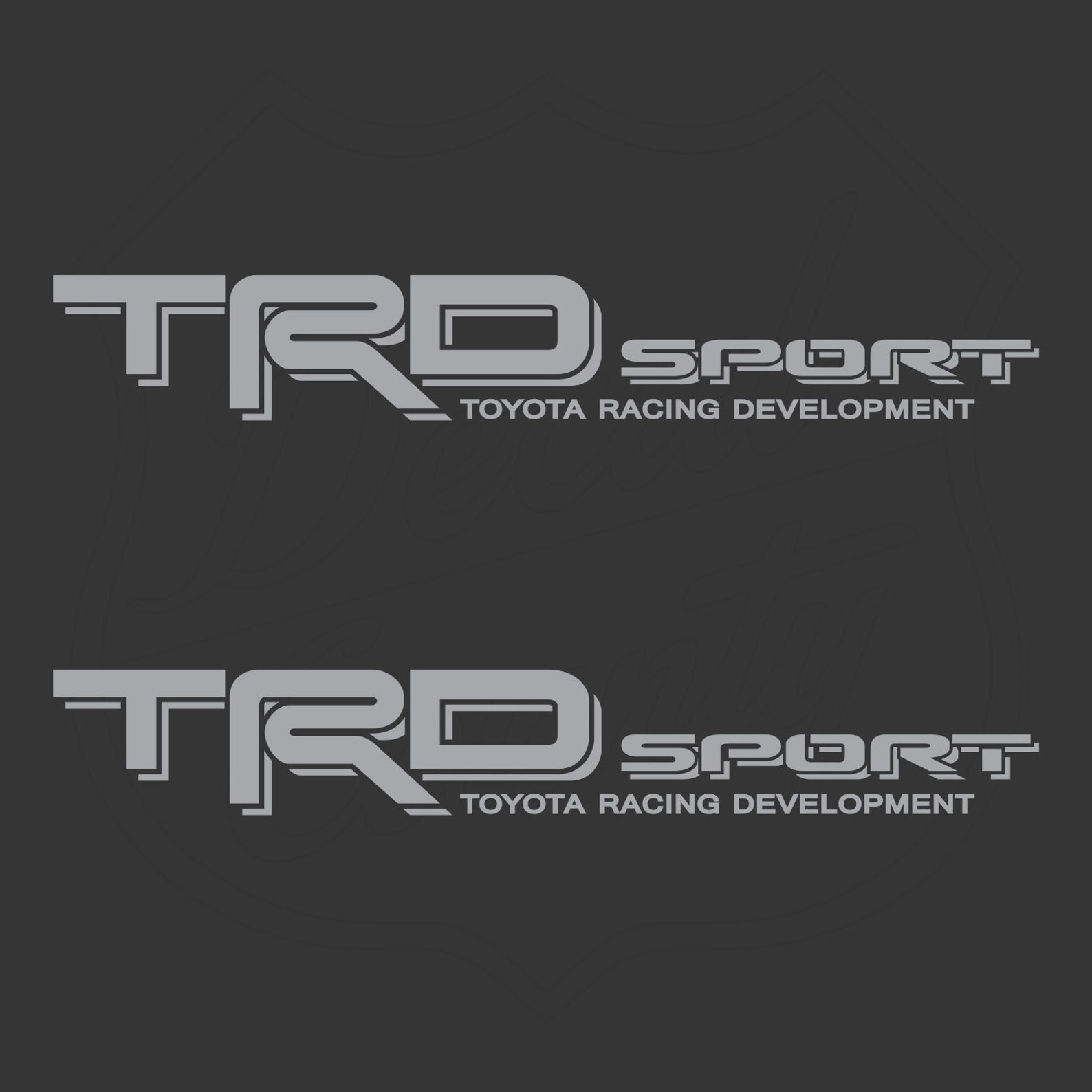 TRD Sport Toyota Racing Development Decals - Etsy
