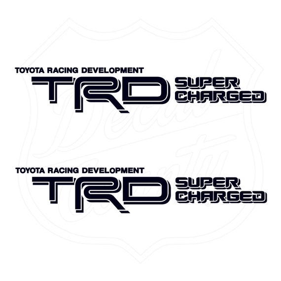 Toyota Racing Development TRD Super Charged Decals -  Canada