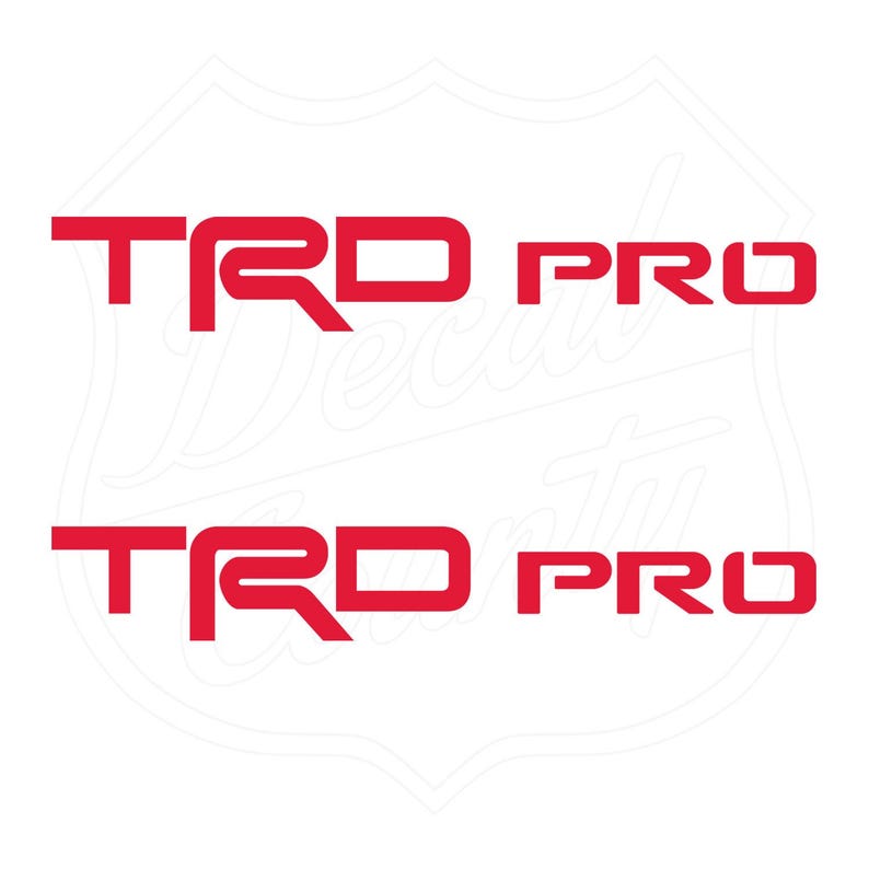 For Toyota TRD PRO Decals 18
