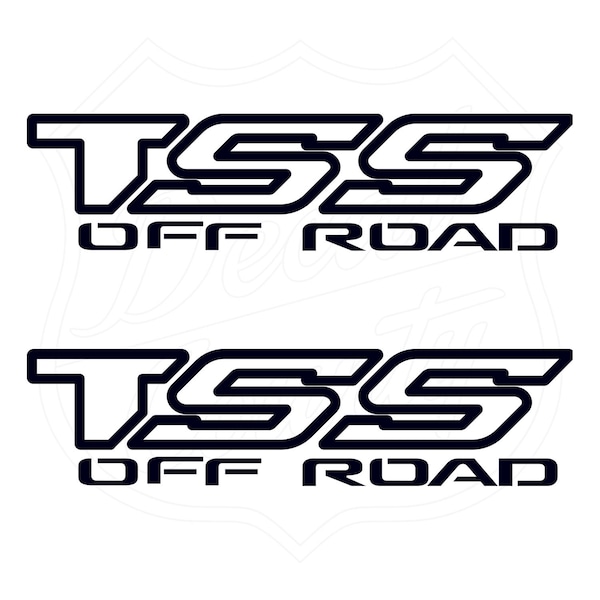 Toyota TSS Off Road outline custom decals