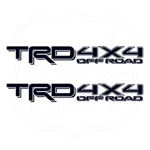 Toyota TRD 4×4 Off Road decals, 22" x 3", 2016+