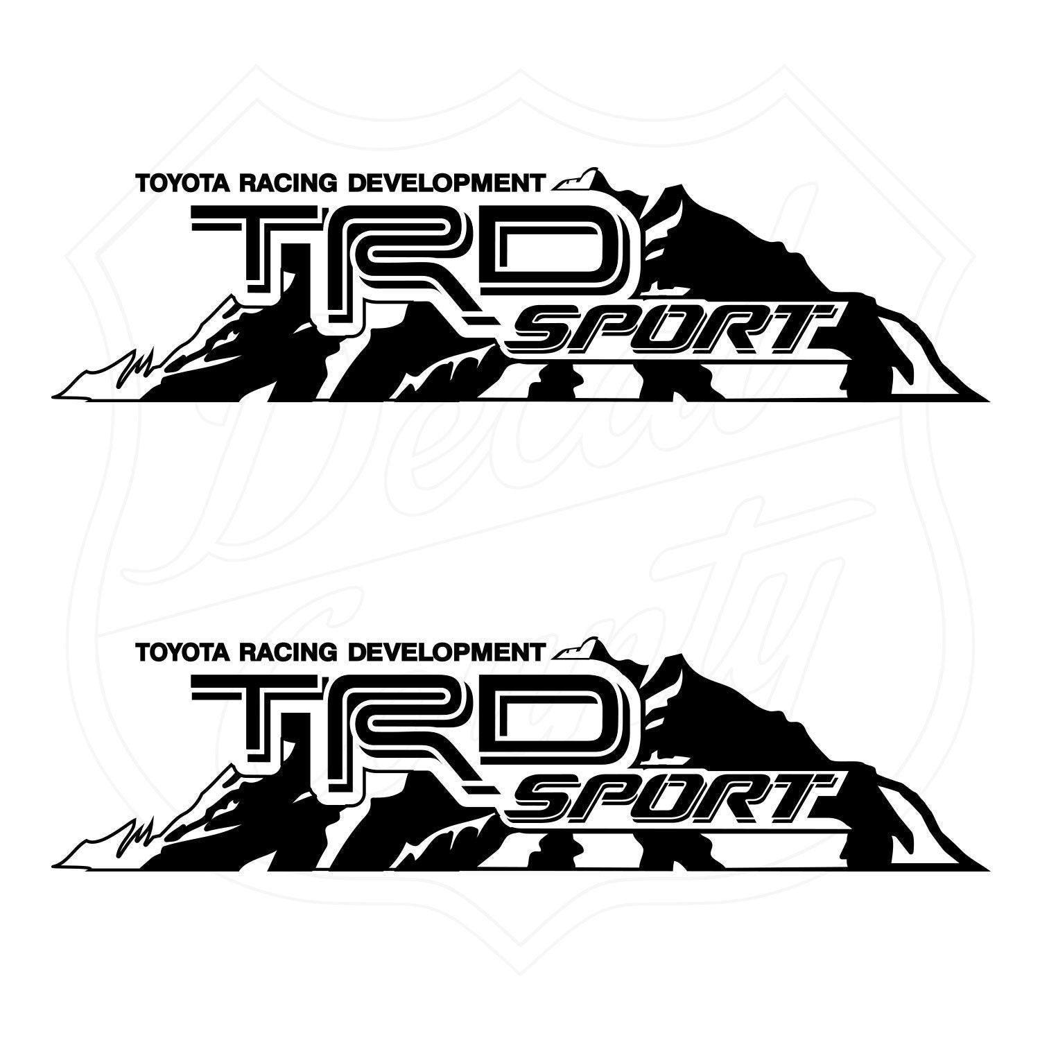 Toyota Racing Development TRD Sport Mountain Decal - Etsy