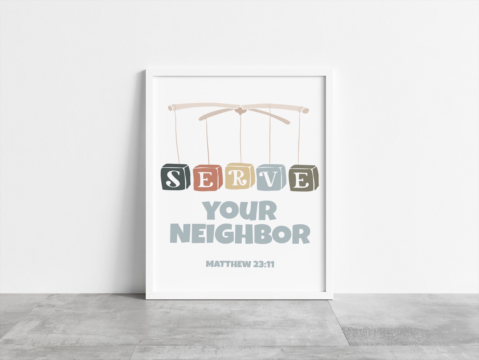 Childrens Christian Poster Printable Bible Verse Christian | Etsy