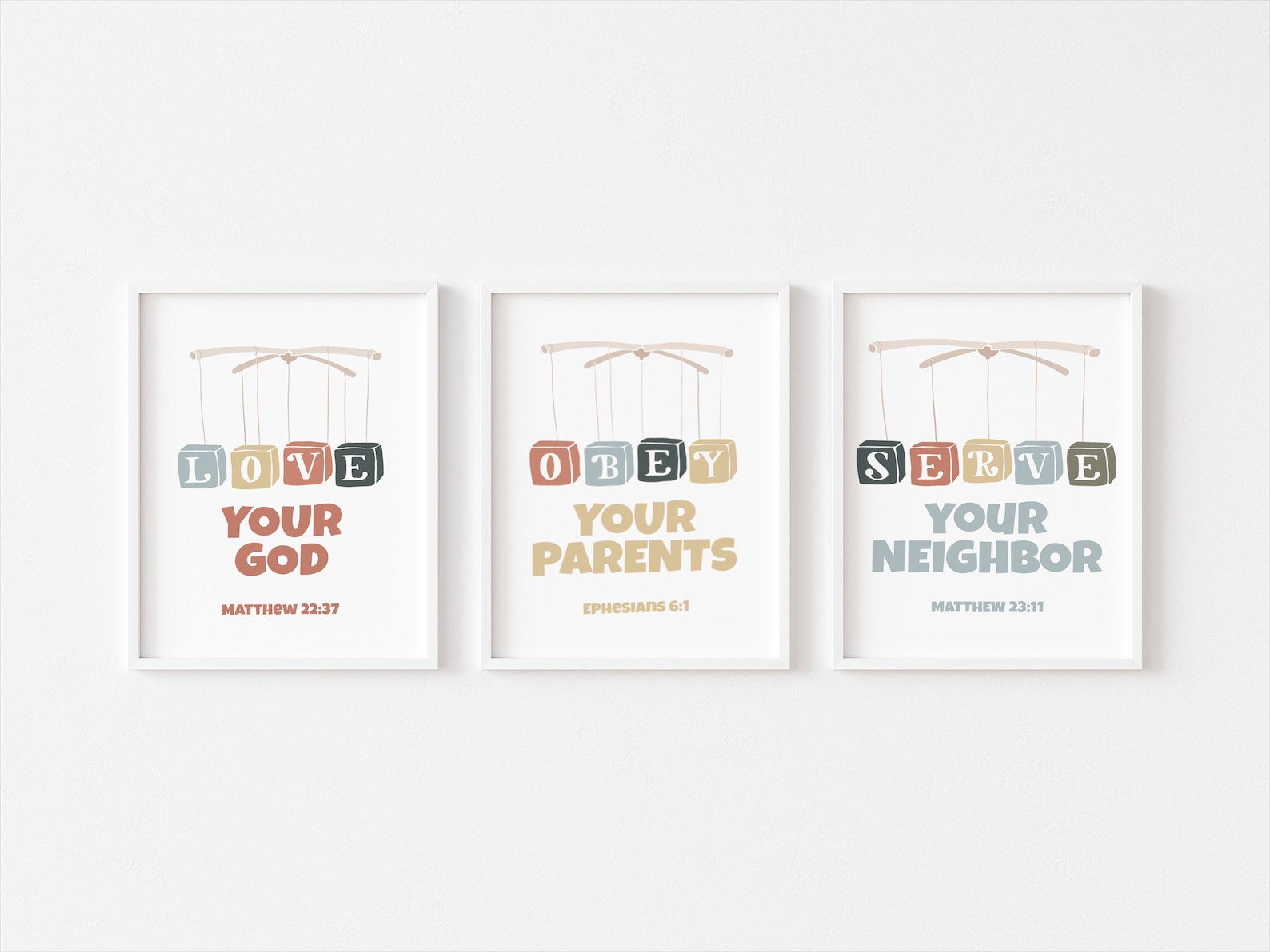 Childrens Christian Poster Printable Bible Verse Christian Etsy