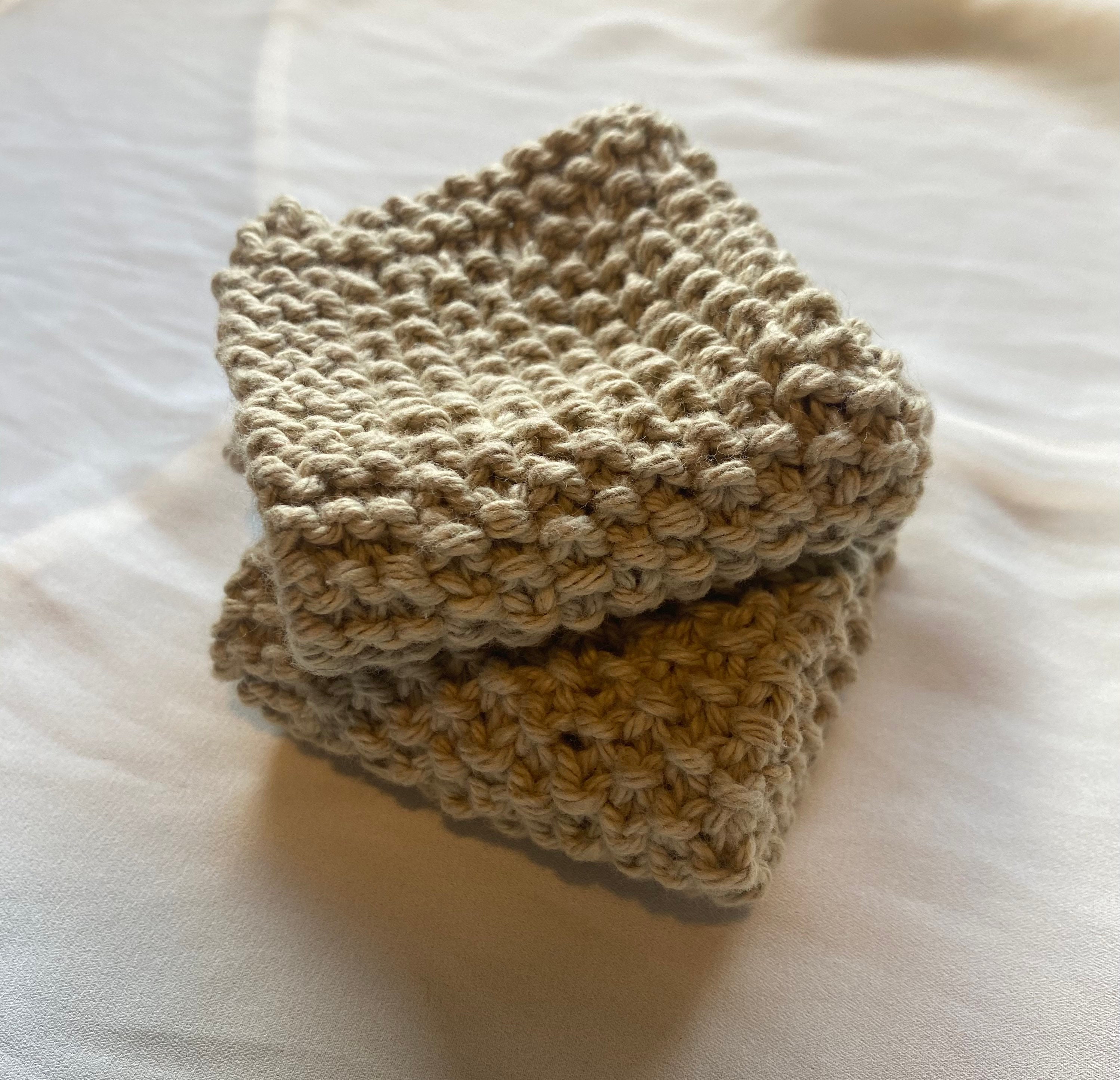 Hand Knit Cloths Knitted Cloths Dish Cloths Face Cloths Etsy
