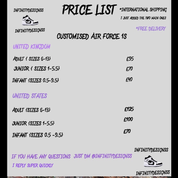 custom air force price