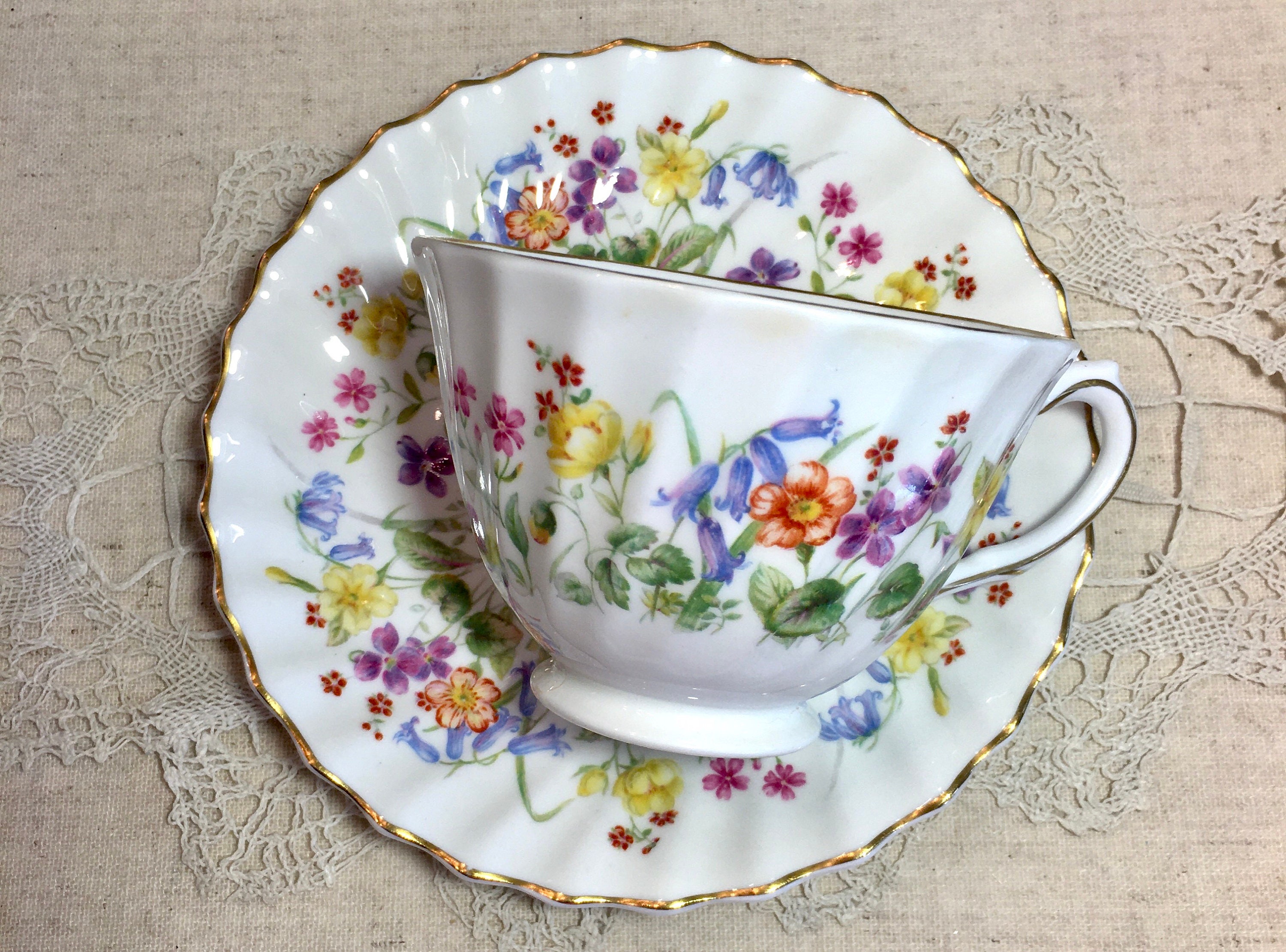 Vintage Royal Doulton Cup and Saucer Easter Morn Bone China Etsy UK
