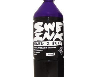 Sweink hard 2 buff 1000ml graffiti ink refill * Purple