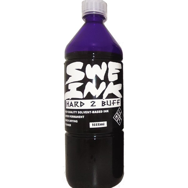 Sweink hard 2 lederfarbene 1000ml Graffiti-Tinte Nachfüllpackung *Lila