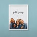 Custom Friends Portrait Painting Digital Art Print | Digital or Printed, Different Colors & Fonts Offered | Best Friend Gift, Friend Group 
