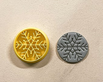 Snowflake Clay Cutter, Imprint Cutter, Christmas Cutter, Embossing Cutters, Earring Cutters, Ready To Ship