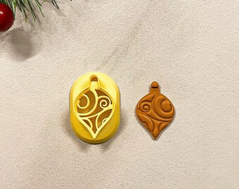 Cortador de arcilla de adorno navideño, cortador de Navidad, cortador de relieve, cortadores de pendientes, listo para enviar
