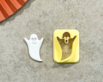 1.25 in Ghost Cutter, Halloween Clay Cutter, Fall Clay Cutter, Embossing Cutter, Earring Cutters, Polymer Clay Tools, Ready To Ship