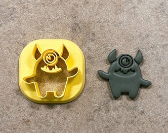 Monster Polymer Clay Cutter, Halloween Clay Cutters, Fall Clay Cutters, Embossing Cutter, Polymer Clay Tools, Ready To Ship