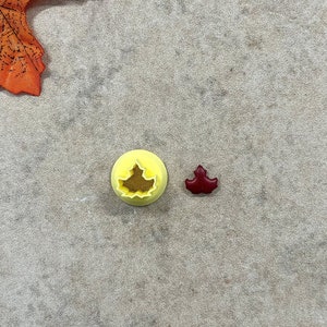 0.5 in Maple Leaf Stud Clay Cutter, Autumn Clay Cutters, Fall Clay Cutters, Earring Cutters, Polymer Clay Tools, Ready To Ship