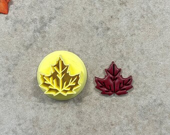 Maple Leaf Clay Cutter For Earring Making, Ready To Ship Polymer Tools
