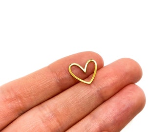 Gold Silver Relief Heart Charms,Geometric Hearts charms Pendant For Jewelry Making Earring Necklace DIY 2pcs Heart Charm