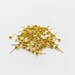 BULK 50 pcs+ 4mm Gold Stud Earring Post, Stud Earring Findings With Connectors, Gold Ball Post Earrings, Wholesale Craft Supplies 