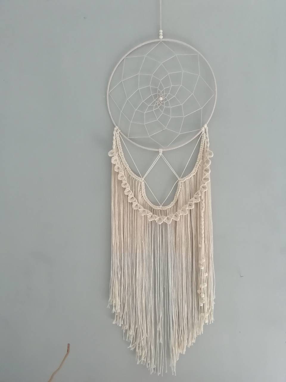 Attrape-Rêves Macramé, Boho, Naturelle, Décoration Murale.