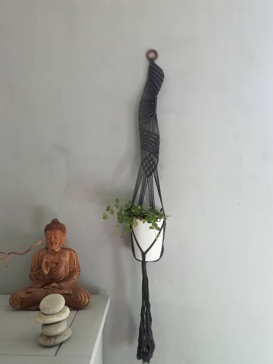Macramé, Porte Plante, Suspension.