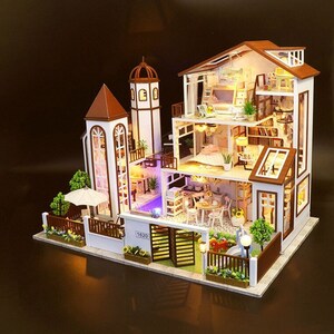 Front opening dollhouse kit sales