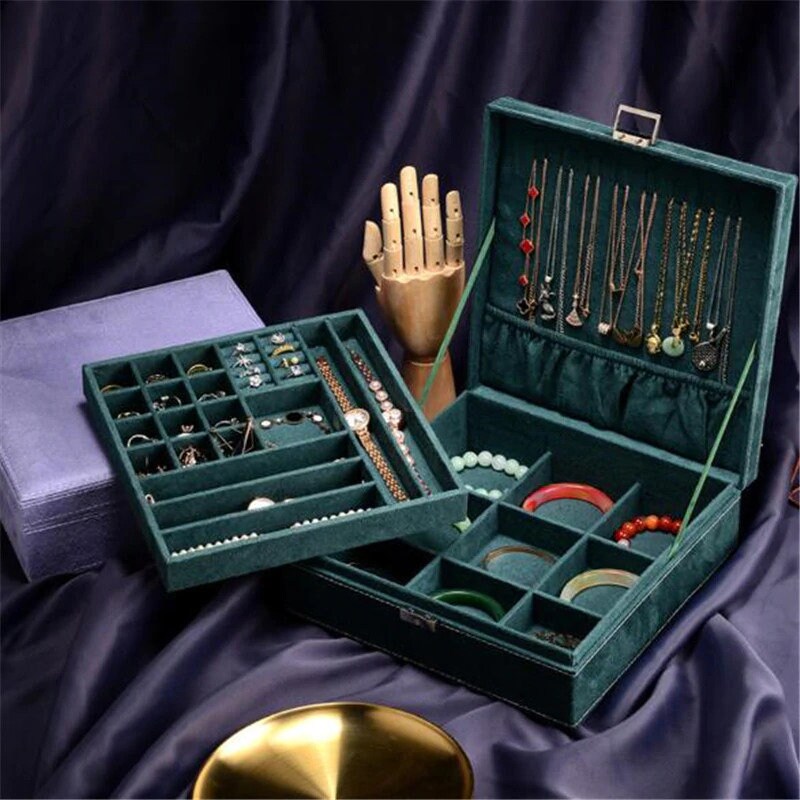 Large Jewelry Box with Locker Jewelry Organizer for Women Etsy