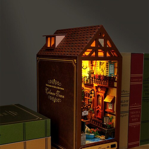 Dreamland Book Nook Kits DIY Wooden Bookshelf Miniature - Etsy
