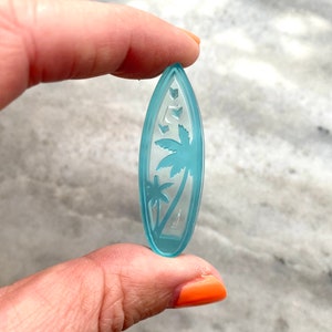 Palm Tree Surfboard Clay Cutter / Polymer Clay Cutter / Polymer Clay Tools / Jewellery Making