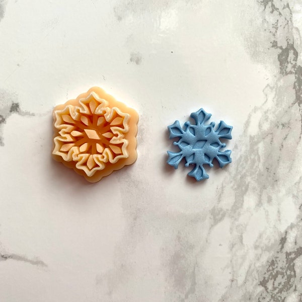 Snowflake Clay Cutter / Polymer Clay Cutter / Polymer Clay Tools / Jewellery Making