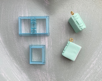 Book Clay Cutter / Polymer Clay Cutter / Polymer Clay Tools / Jewellery Making / 2 piece