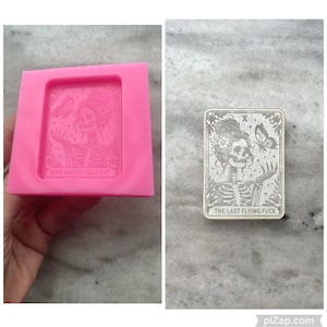 Last Flying F**k, Lustige Tarotkarte, Silikonform, Magnetform