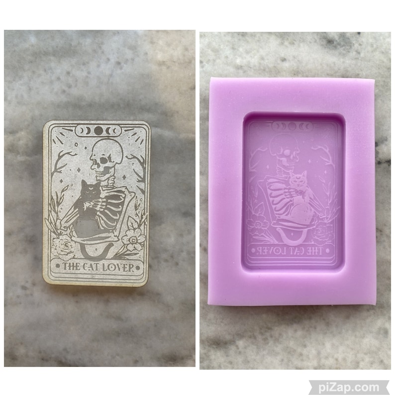 Rolig Tarot Silikonform, Häxtarot, Kaffetarot bild 10