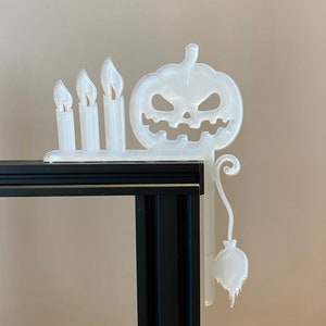 Pumpkin Fire Place / Door Frame Halloween Decoration Silicone Mould image 1