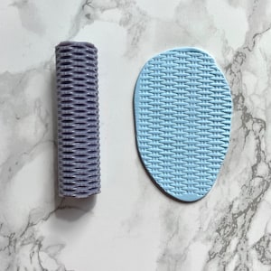 Straight Rattan Roller / Polymer Clay Roller / Polymer Clay Tools / Schmuckherstellung / Rattaneffekt