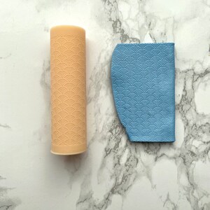Small, Fan Pattern Texture Roller / Polymer Clay Roller / Polymer Clay Tools / Jewellery Making