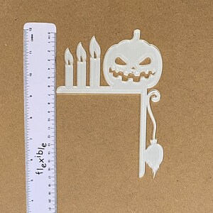 Pumpkin Fire Place / Door Frame Halloween Decoration Silicone Mould image 4