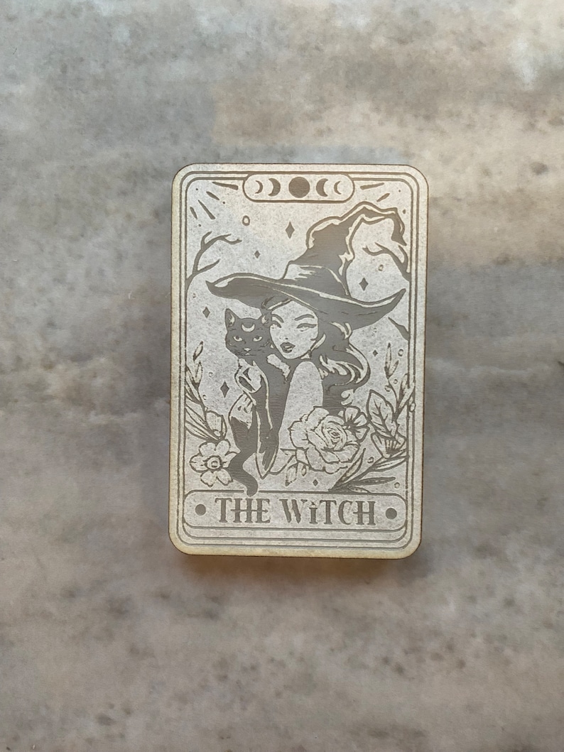 Rolig Tarot Silikonform, Häxtarot, Kaffetarot bild 3
