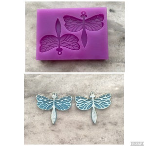 Dragonfly Earring, Silicone Mould, Jewellery Mould, Earring Mould, Dangle Earring, Insect Mould