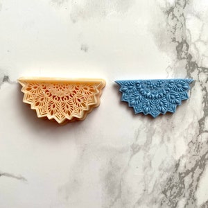 Half Mandala Clay Cutter / Polymer Clay Cutter / Polymer Clay Tools / Jewellery Making