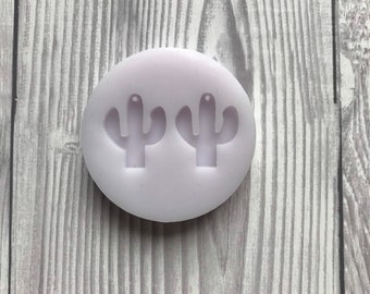 Small Cactus Dangle Earring Silicone Mould