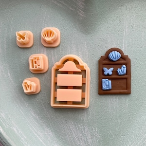 Bookshelf Clay Cutter / Polymer Clay Cutter / Polymer Clay Tools / Jewellery Making / Shelf Cutter